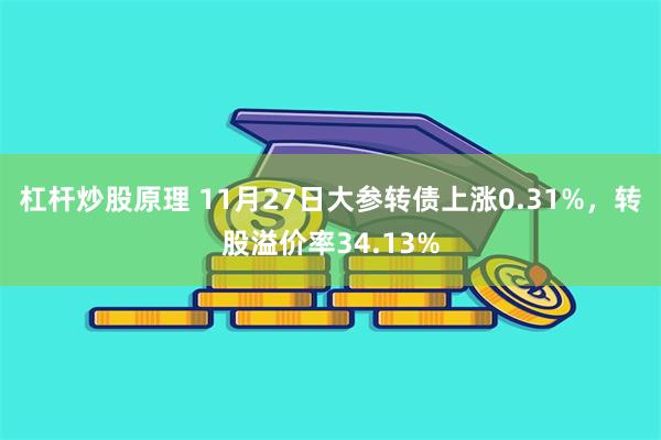 杠杆炒股原理 11月27日大参转债上涨0.31%，转股溢价率34.13%